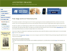 Tablet Screenshot of ancestryimages.com